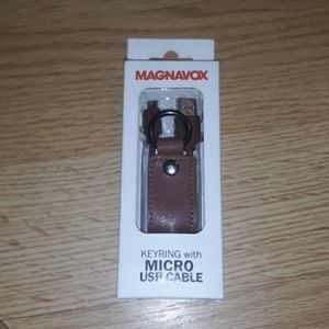 magnavox keyring micro usb cable